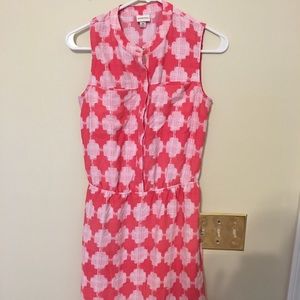 Pink patterned dress